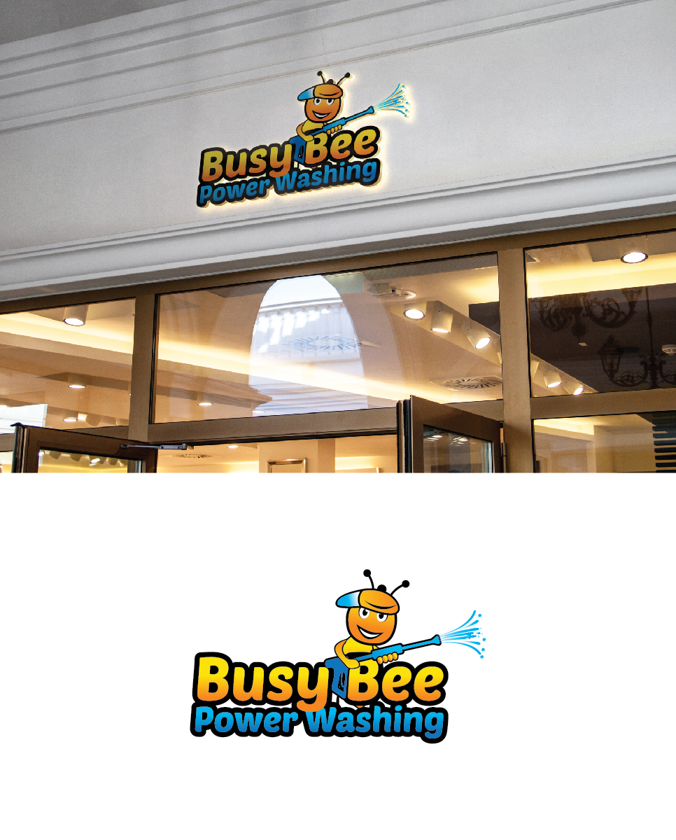 Diseño de Logo por Maxo-Biz para Busy Bee Power Washing | Diseño #35254162