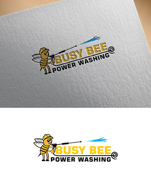 Logo Design by Maxo-Biz for Busy Bee Power Washing | Design: #35254163