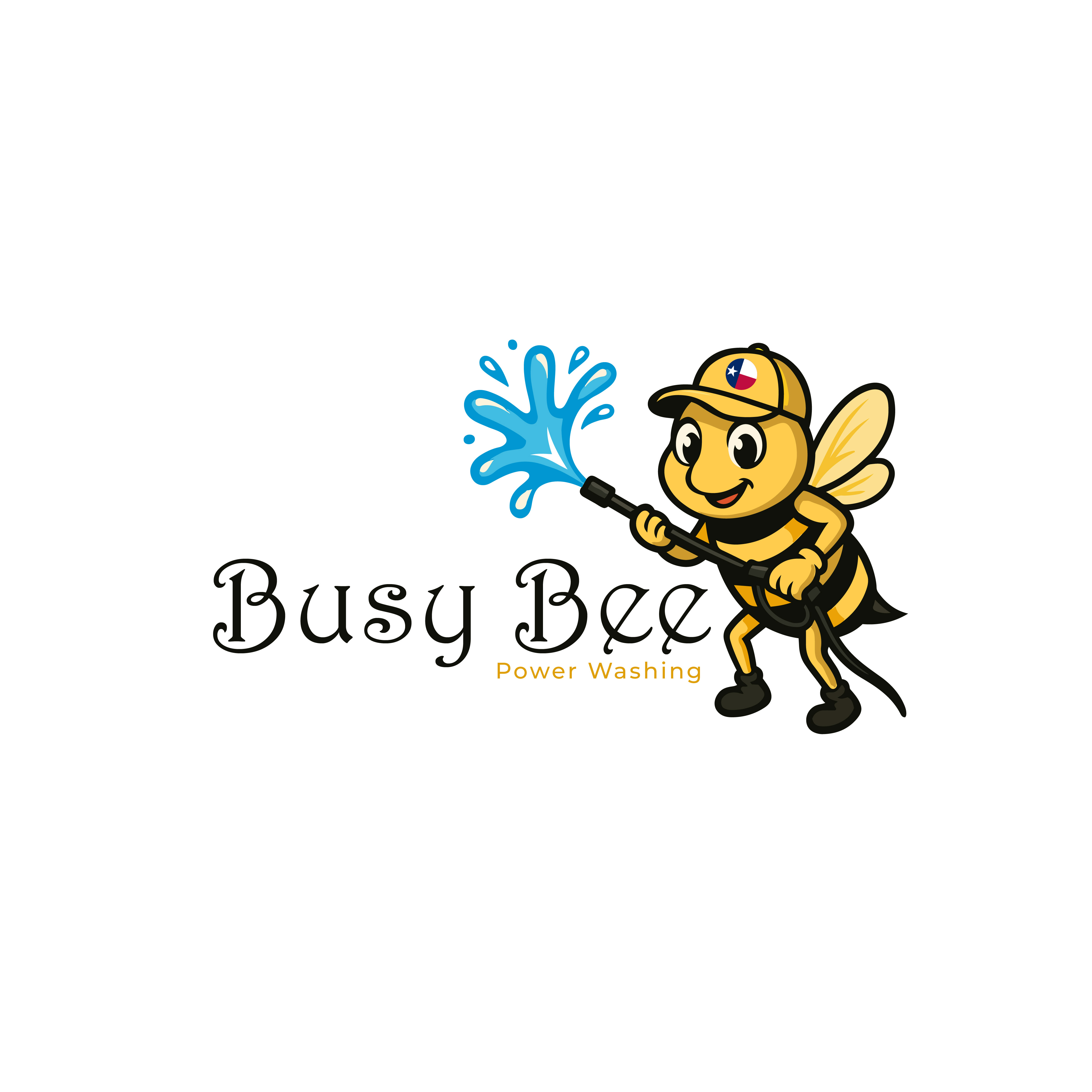 Logo Design by Raheel Dildar for Busy Bee Power Washing | Design #35284125
