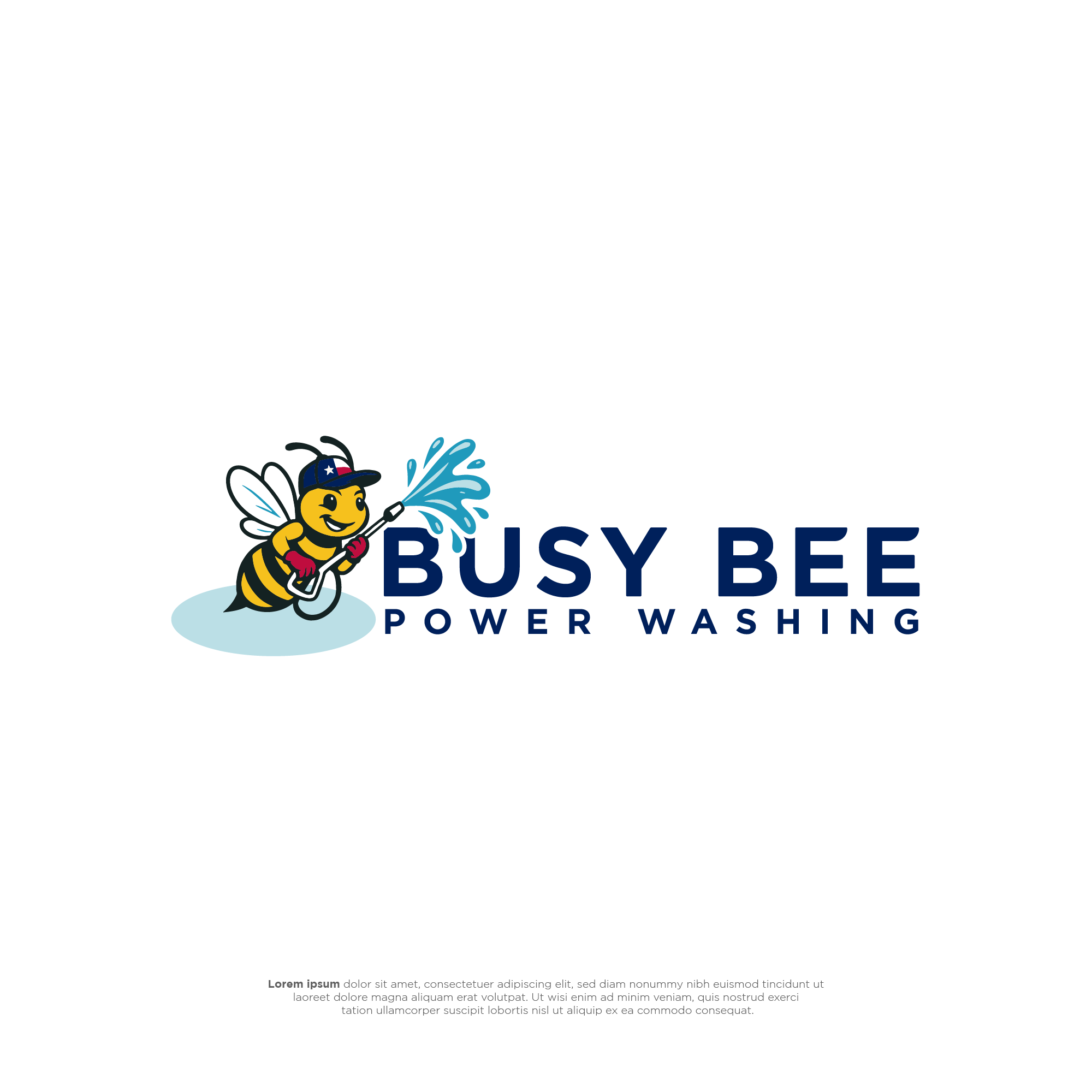 Logo-Design von BerhasilKabeh für Busy Bee Power Washing | Design #35253969