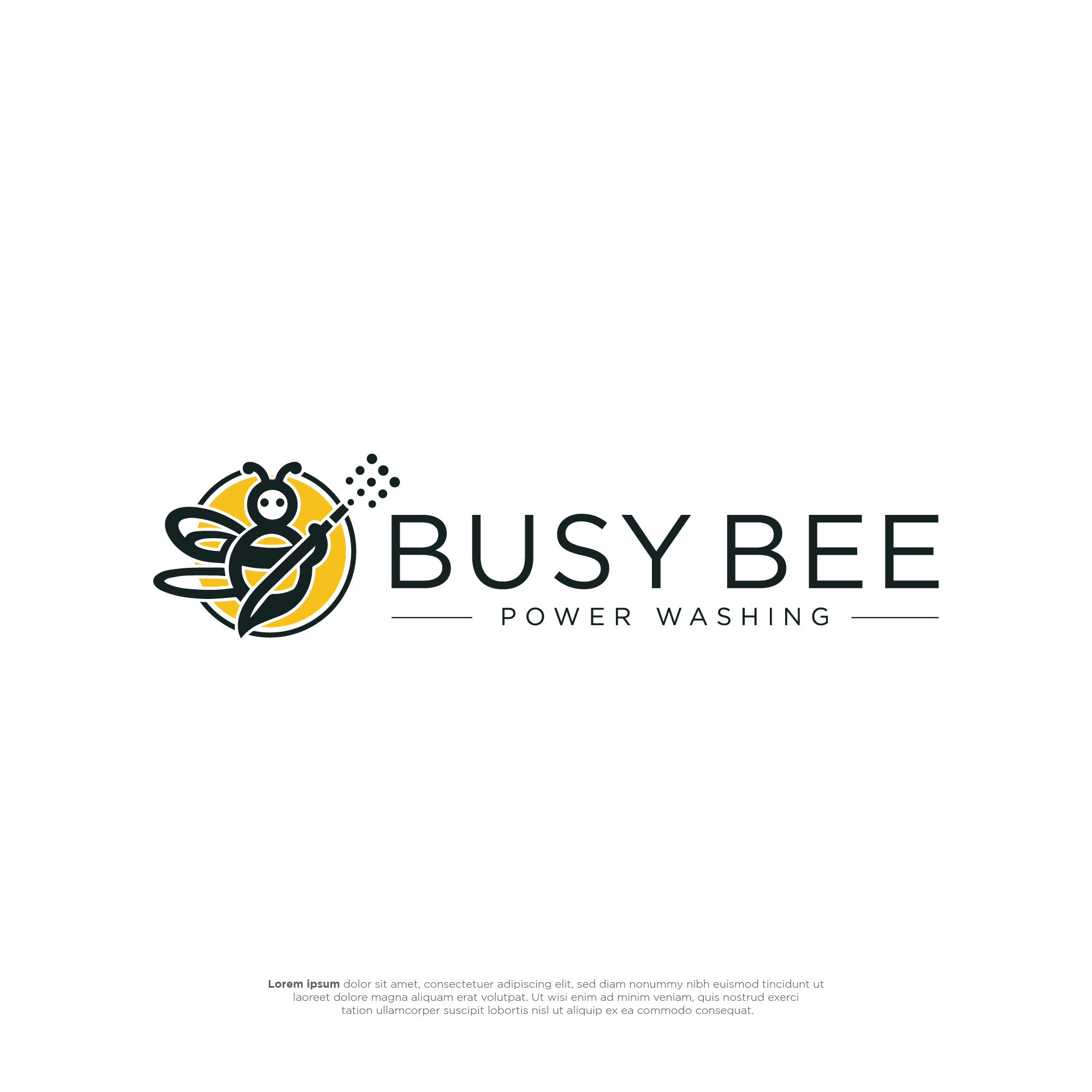 Logo Design by BerhasilKabeh for Busy Bee Power Washing | Design #35262223