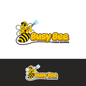 Logo Design by teddy_sign for Busy Bee Power Washing | Design: #35267852