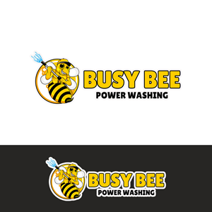 Logo Design by teddy_sign for Busy Bee Power Washing | Design: #35267936