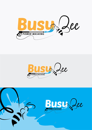 Logo Design by ally designs for Busy Bee Power Washing | Design: #35257982