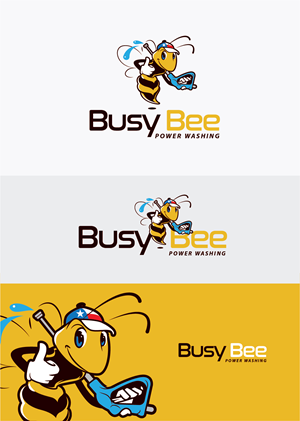 Logo Design by ally designs for Busy Bee Power Washing | Design #35263069