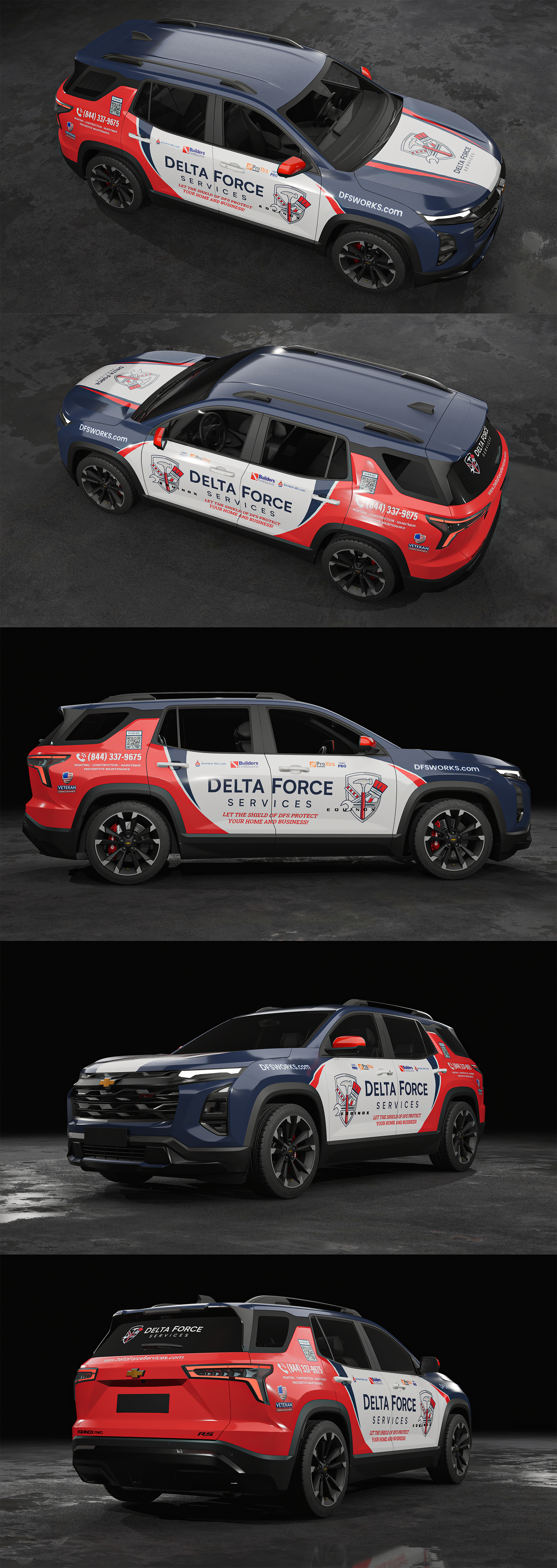 Car Wrap Design by Panji A. for Delta Force Services LLC | Design #35264761