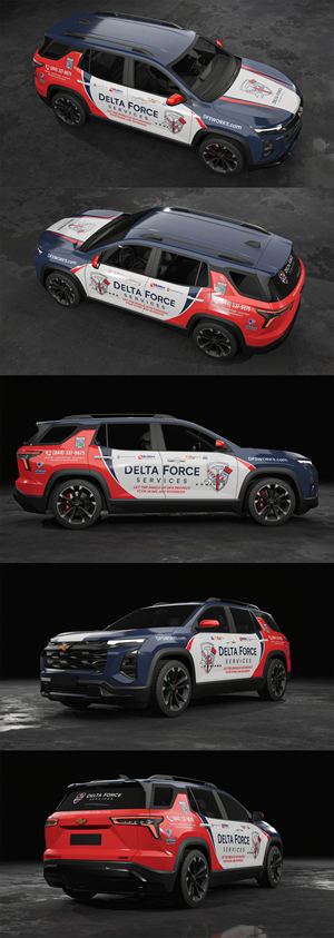 Car Wrap Design by Panji A. for Delta Force Services LLC | Design: #35264761