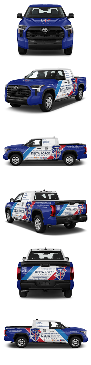 Car Wrap Design by AZ_Studio for Delta Force Services LLC | Design: #35264358