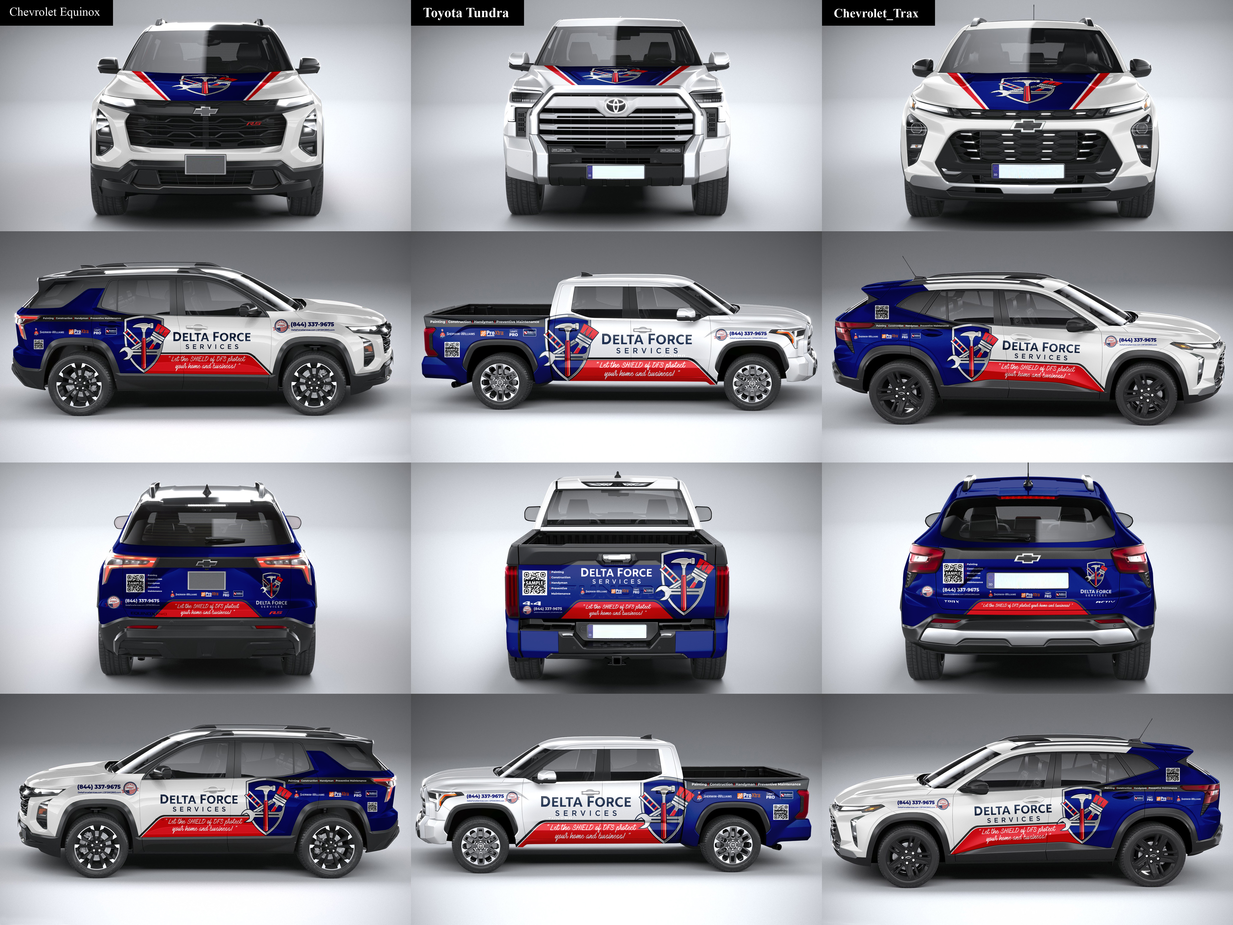 Car Wrap Design by ANGGI MAULANA PRAKOSO for Delta Force Services LLC | Design #35270827