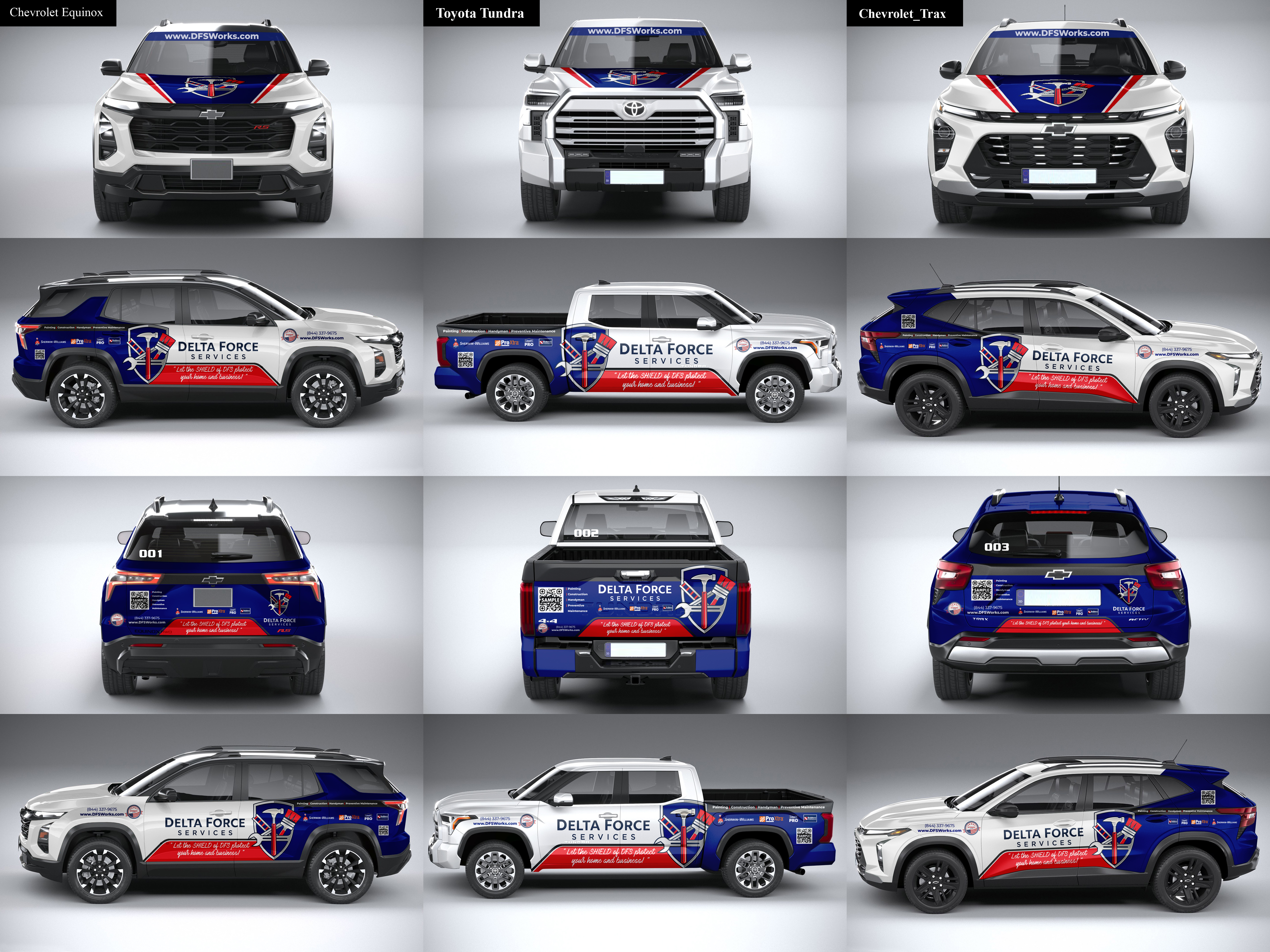 Car Wrap Design by ANGGI MAULANA PRAKOSO for Delta Force Services LLC | Design: #35275580