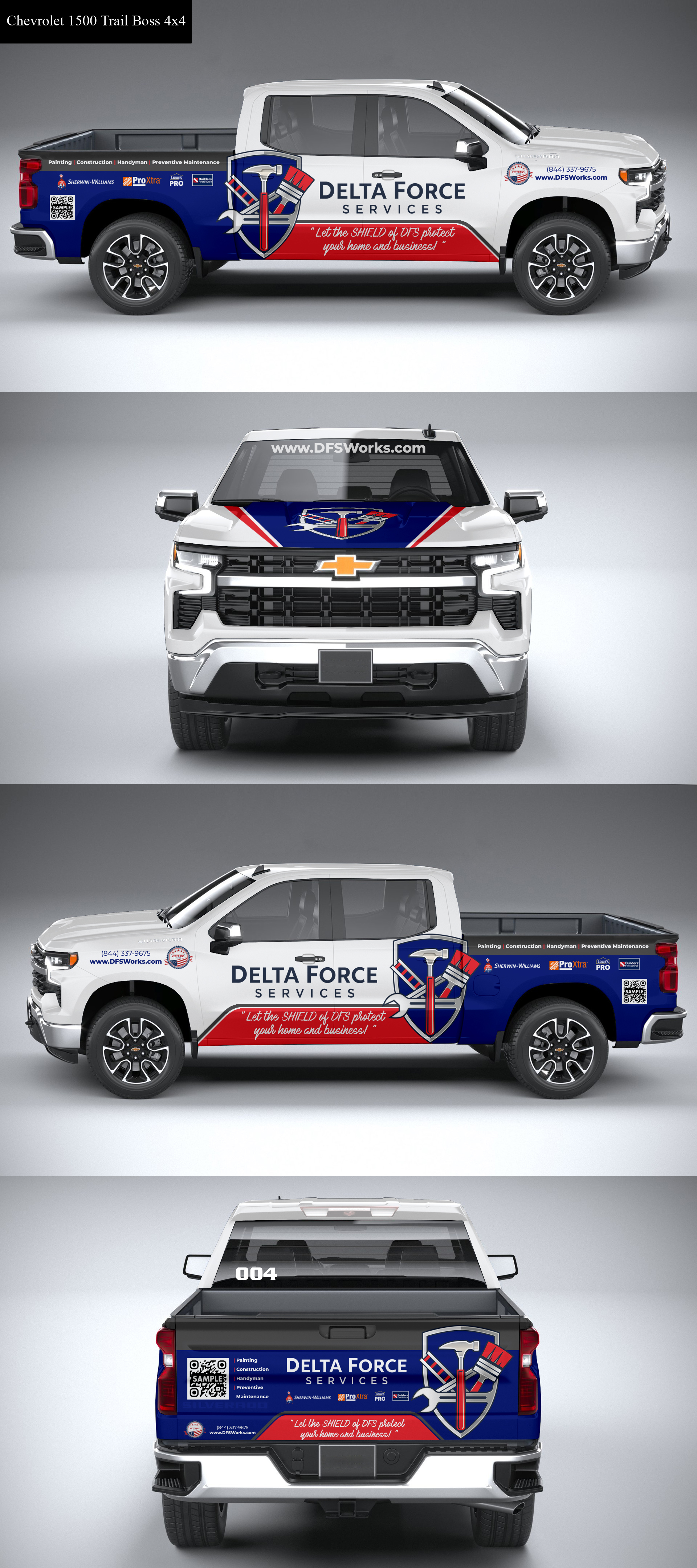Car Wrap Design by ANGGI MAULANA PRAKOSO for Delta Force Services LLC | Design #35290842