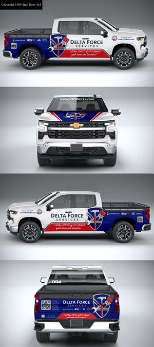 Car Wrap Design by ANGGI MAULANA PRAKOSO for Delta Force Services LLC | Design: #35290842