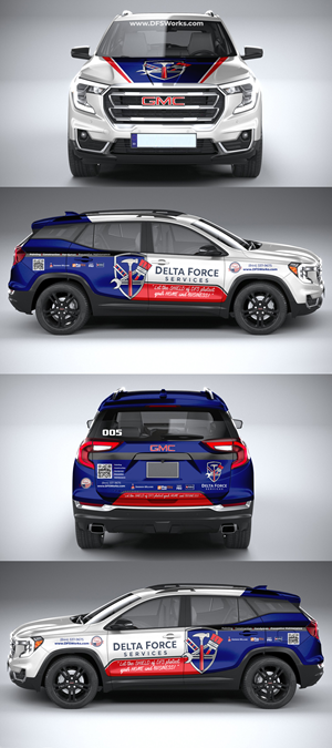 Car Wrap Design by ANGGI MAULANA PRAKOSO for Delta Force Services LLC | Design: #35326090