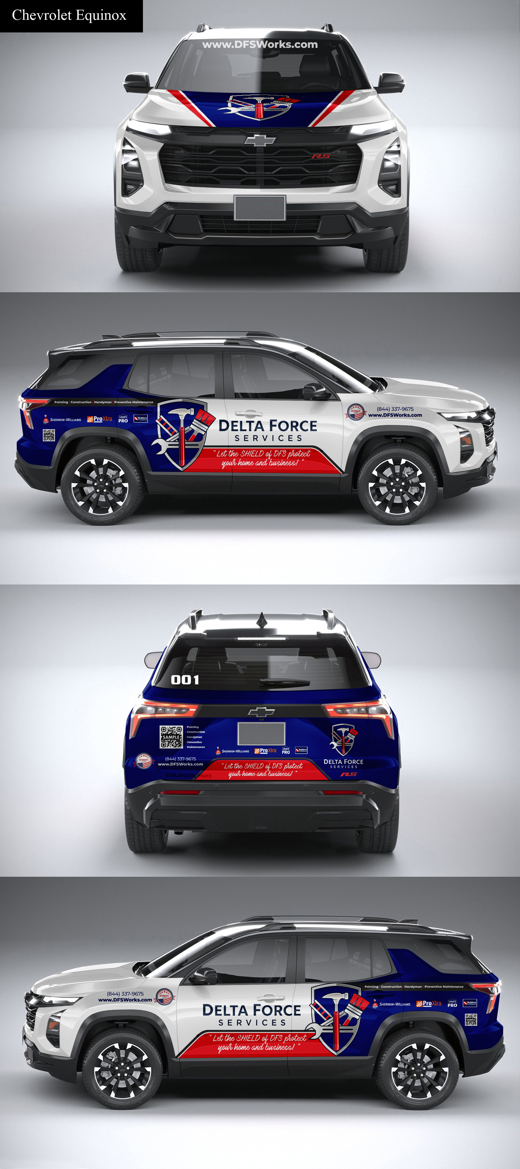 Car Wrap Design by ANGGI MAULANA PRAKOSO for Delta Force Services LLC | Design #35330879