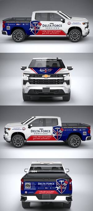 Car Wrap Design by ANGGI MAULANA PRAKOSO for Delta Force Services LLC | Design: #35330906