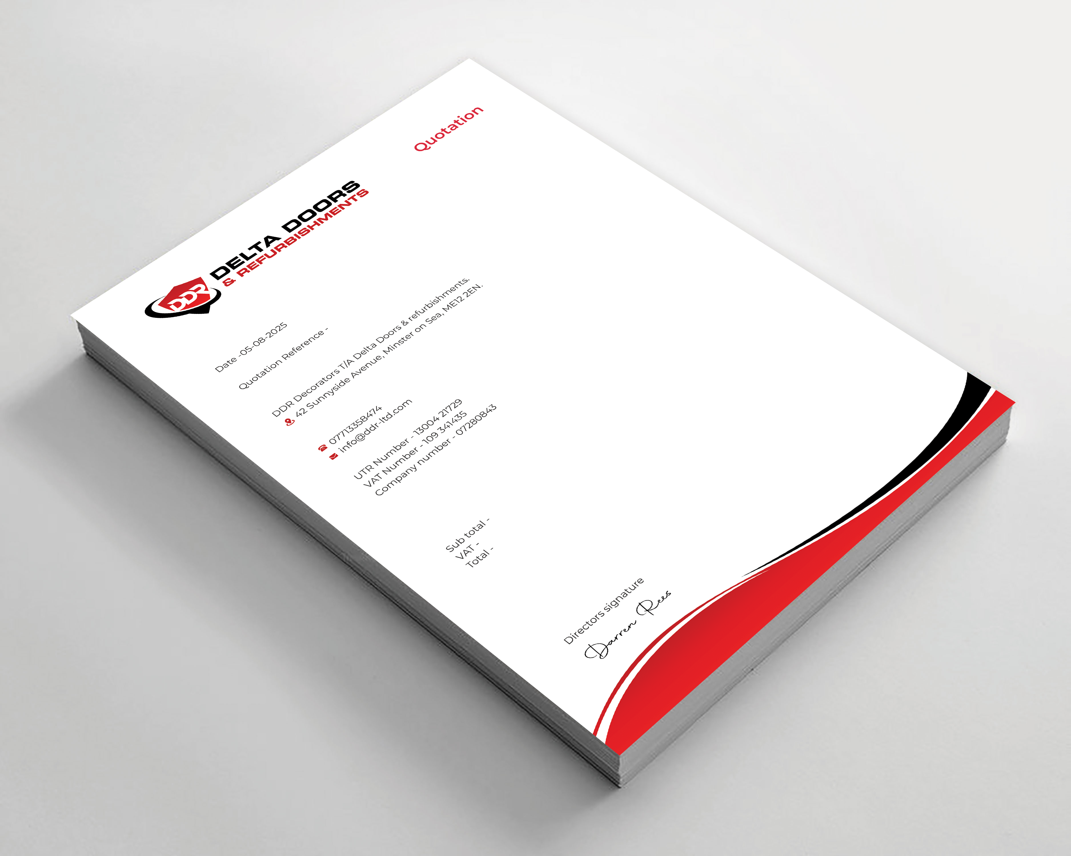 Letterhead Design by Expert Bappy for this project | Design #35270607