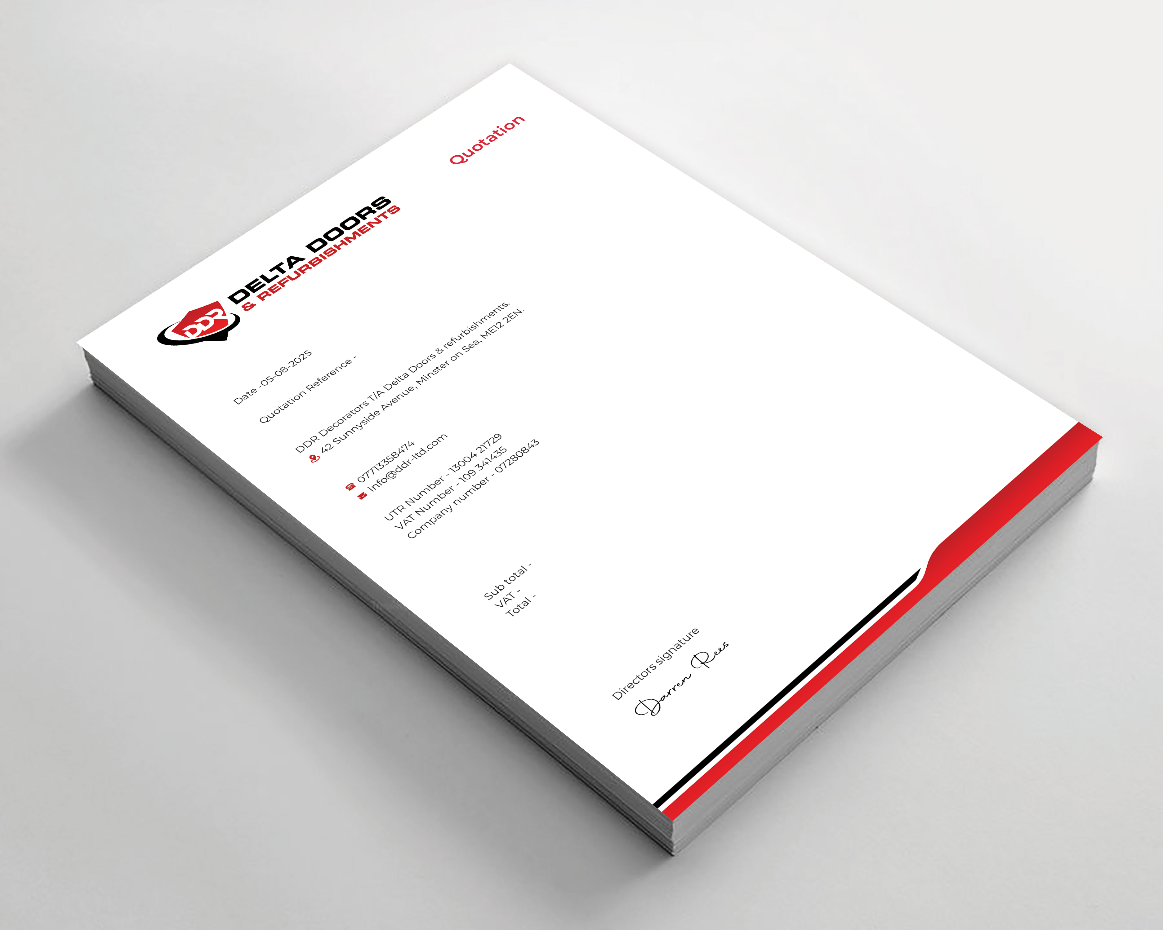 Letterhead Design by Expert Bappy for this project | Design #35270678