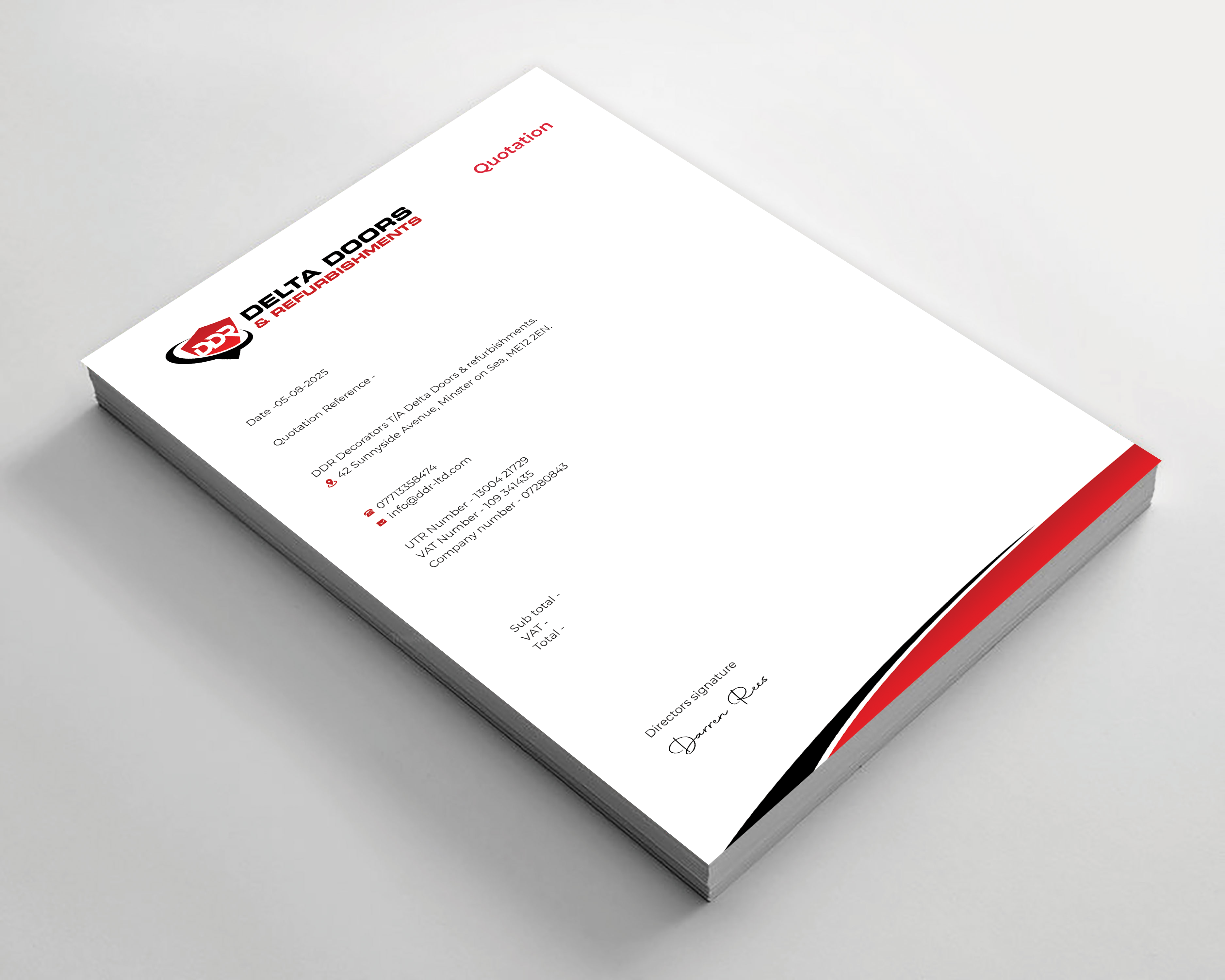 Letterhead Design by Expert Bappy for this project | Design #35270686