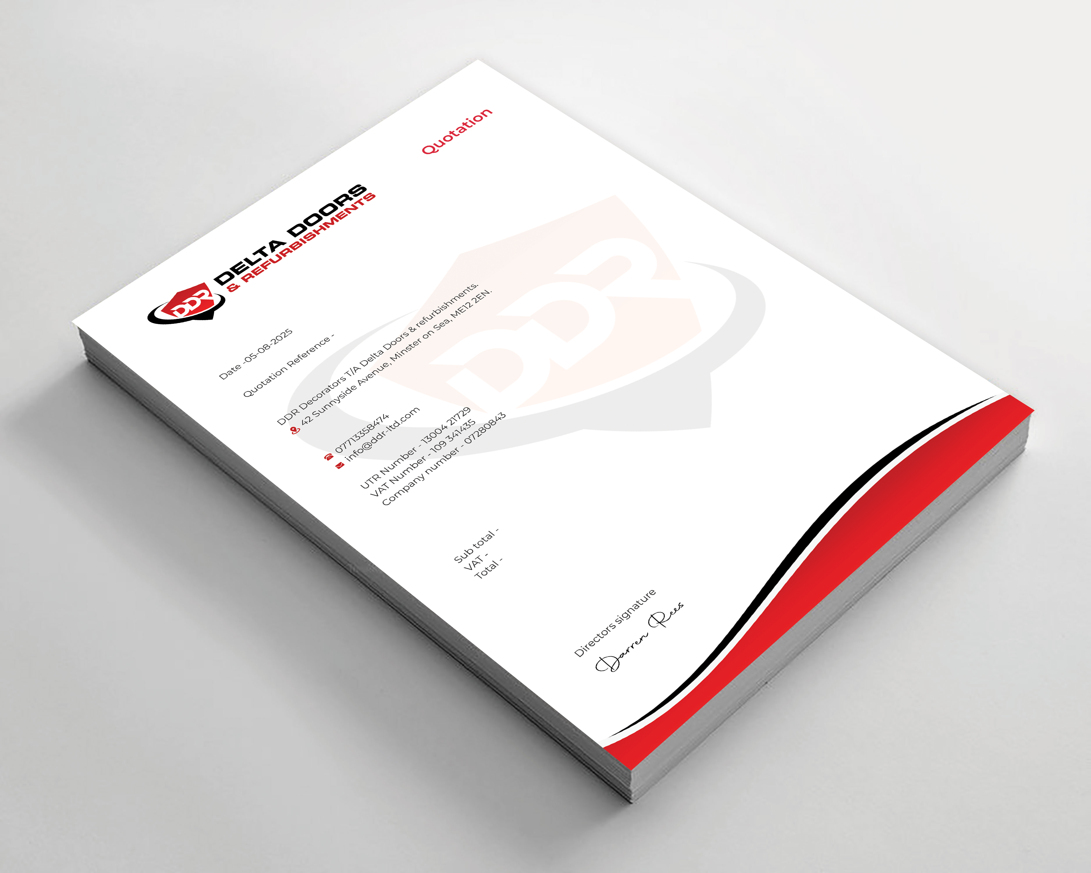 Letterhead Design by Expert Bappy for this project | Design #35270717