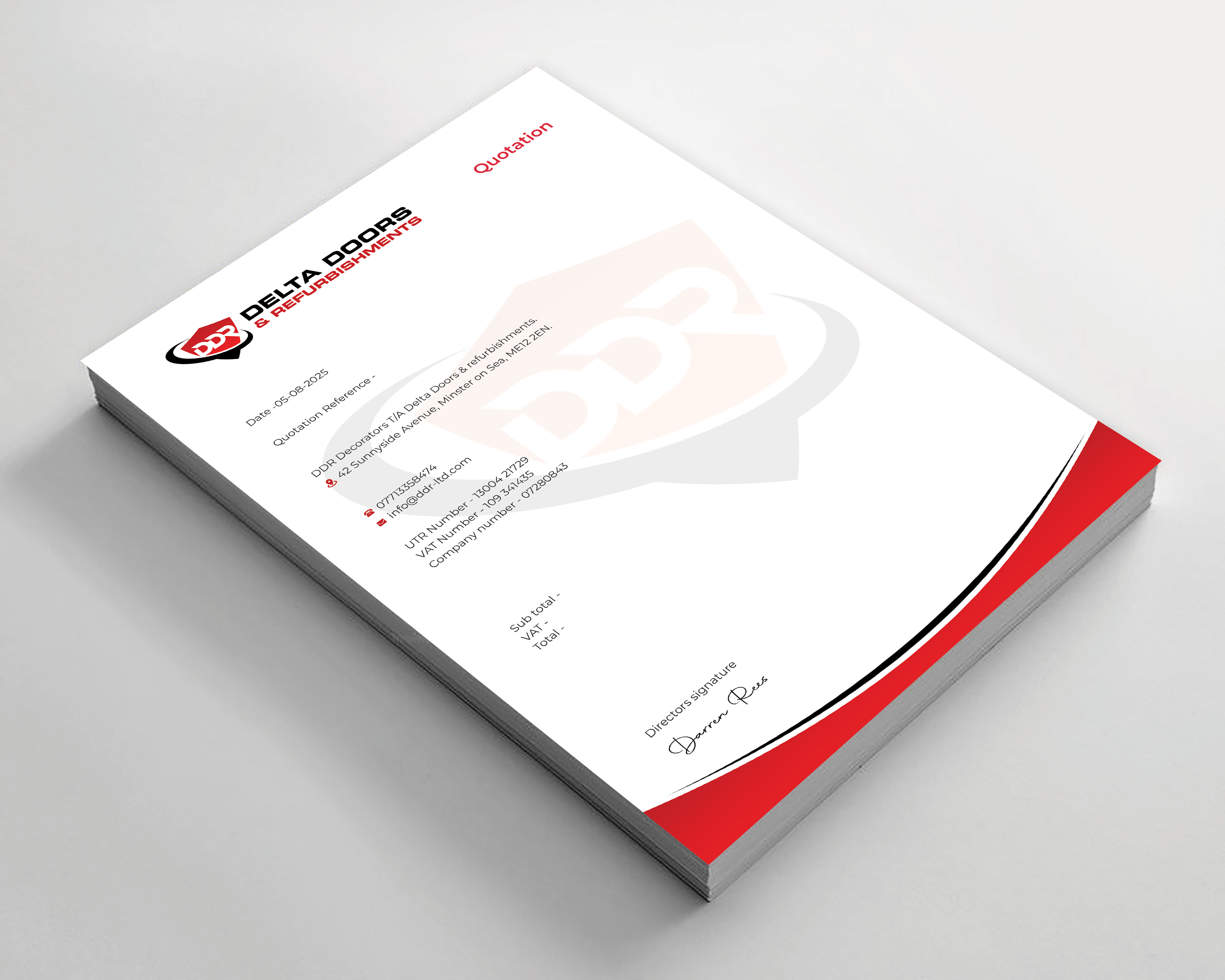 Letterhead Design by Expert Bappy for this project | Design #35270725