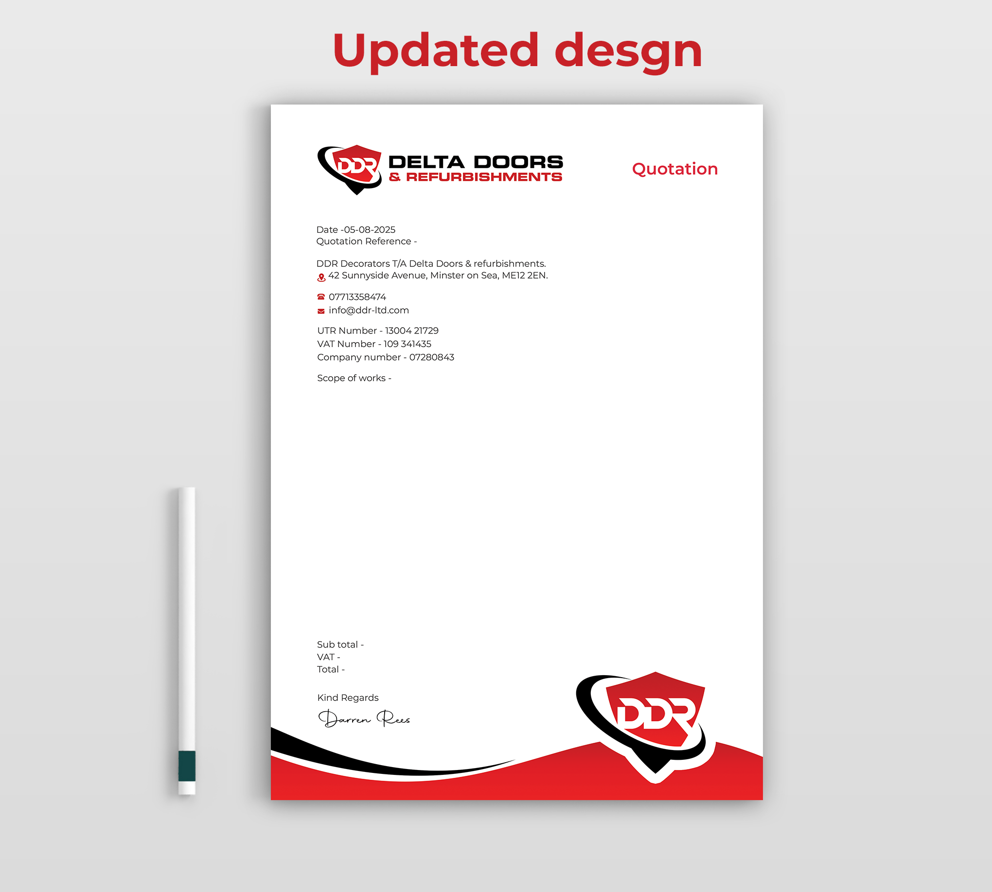 Letterhead Design by Expert Bappy for this project | Design #35276451