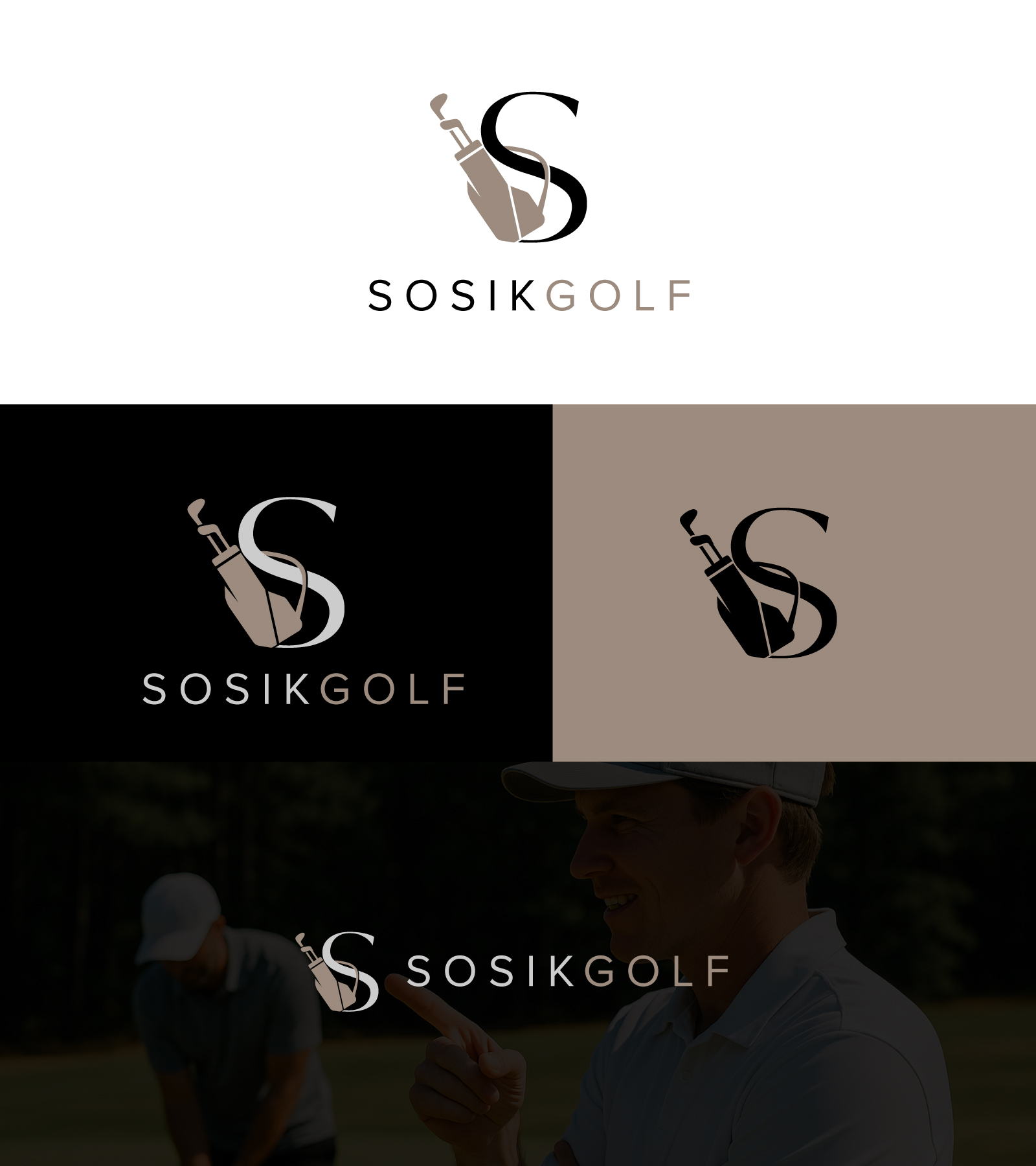 Logo Design by Farhad Design for Sosik Golf LLC | Design #35263005
