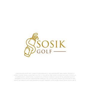 Logo Design by LogoEon for Sosik Golf LLC | Design: #35260838