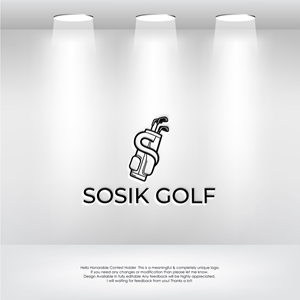 Logo Design by LogoEon for Sosik Golf LLC | Design: #35260850