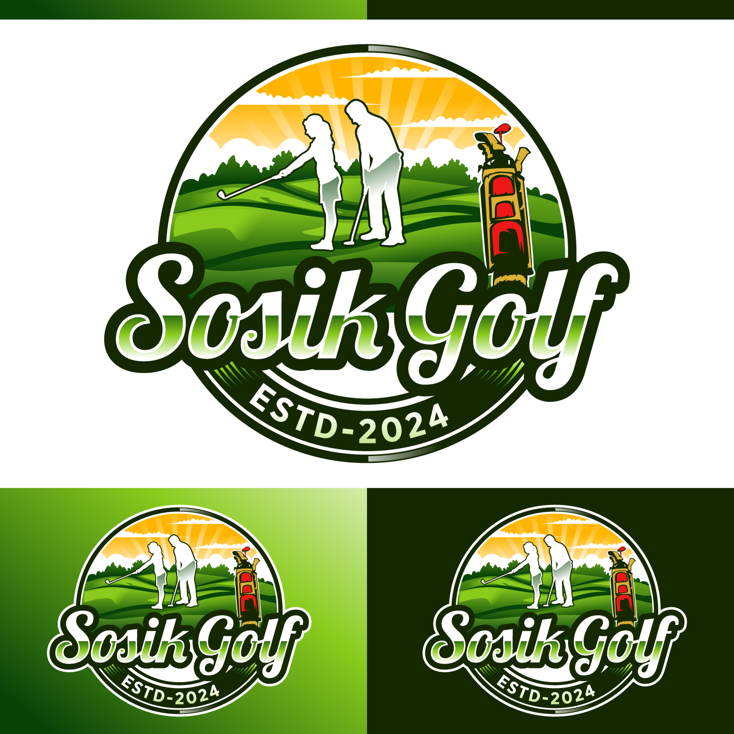 Logo Design by Suvendu.S for Sosik Golf LLC | Design #35277067