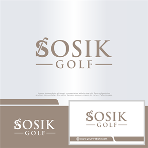 Logo Design by win it for Sosik Golf LLC | Design: #35261891