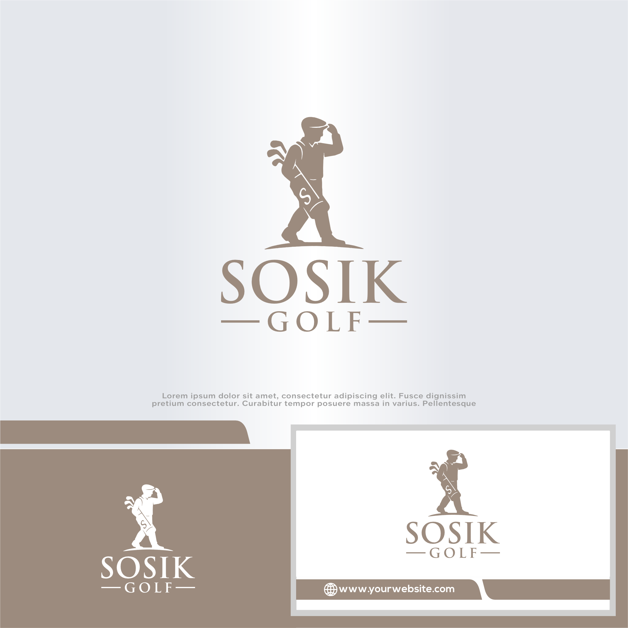 Logo Design by win it for Sosik Golf LLC | Design #35264220