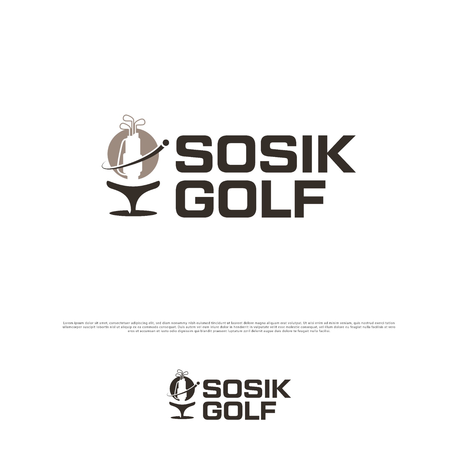 Logo Design by Titan Solbiz for Sosik Golf LLC | Design #35259350