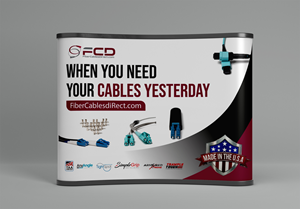 Design de Stand d'Exposition par WrapTonic24 pour FiberCablesDirect.com | Design : #35300522