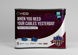 Design de Stand d'Exposition par WrapTonic24 pour FiberCablesDirect.com | Design : #35301579