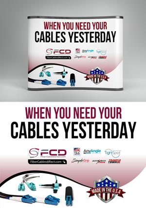 Design de Stand d'Exposition par WrapTonic24 pour FiberCablesDirect.com | Design : #35301580