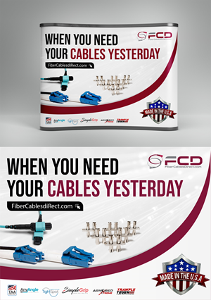 Design de Stand d'Exposition par WrapTonic24 pour FiberCablesDirect.com | Design : #35301582