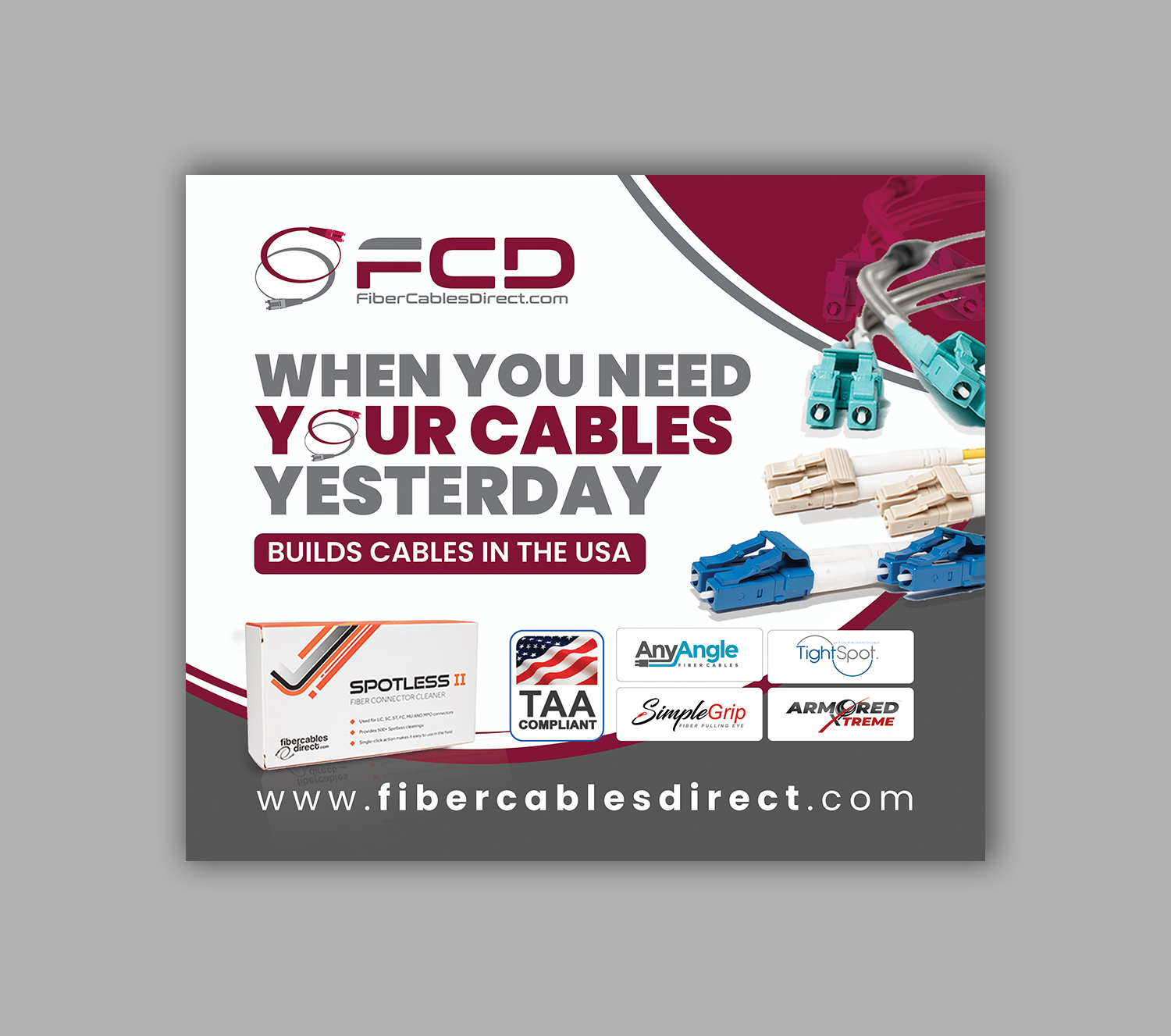 Design de Stand d'Exposition par debdesign pour FiberCablesDirect.com | Design #35271437