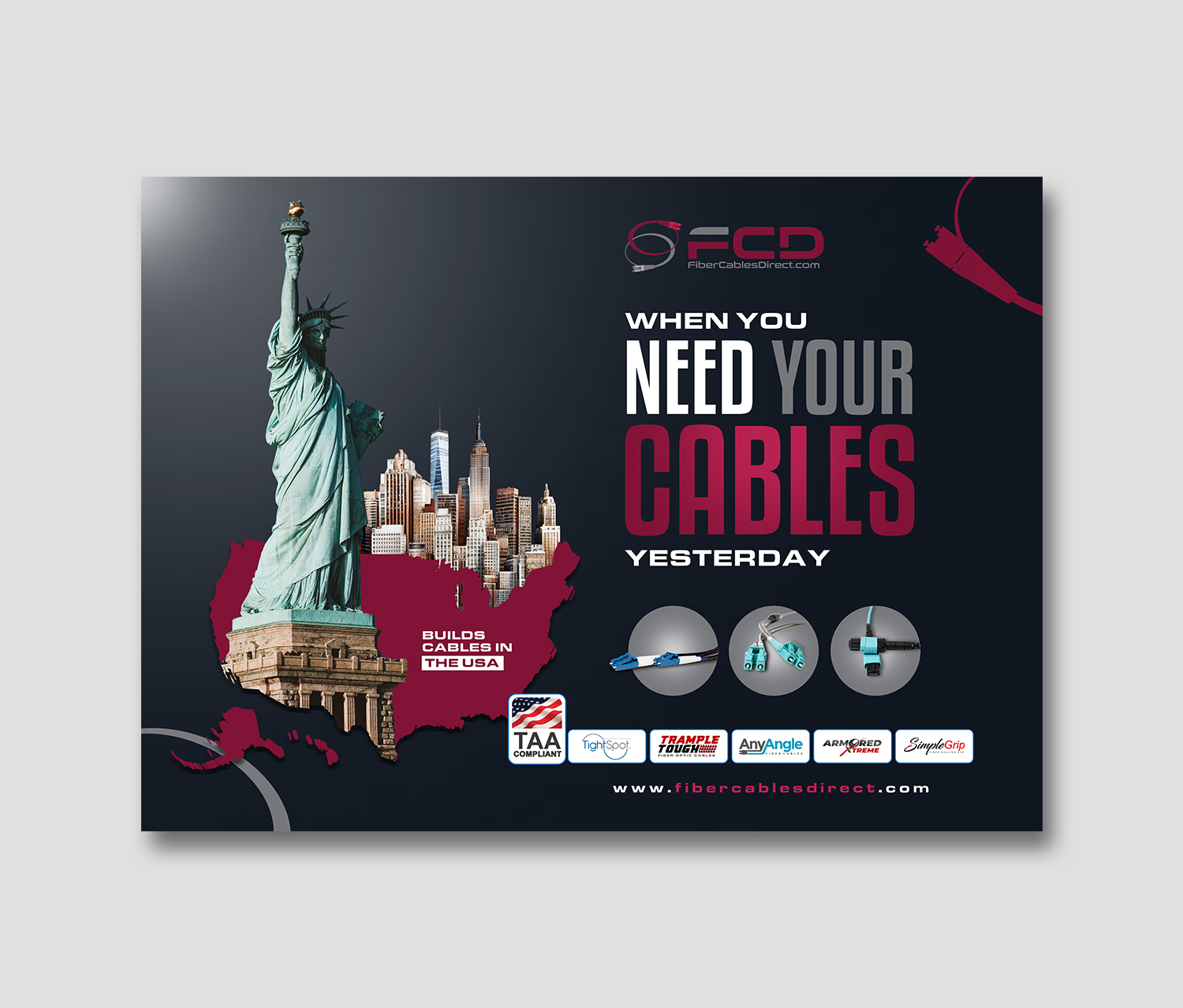 Design de Stand d'Exposition par debdesign pour FiberCablesDirect.com | Design #35272055