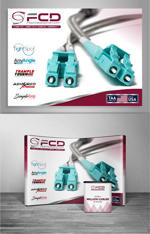 Design de Stand d'Exposition par vintana pour FiberCablesDirect.com | Design : #35295564