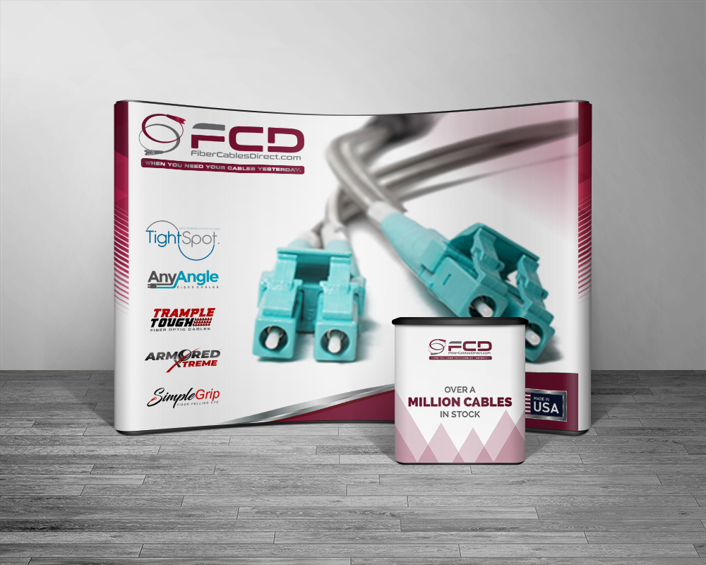 Diseño de Stand de Feria por vintana para FiberCablesDirect.com | Diseño #35295565