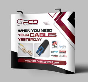 Trade Show Booth Design by Dzhafir for FiberCablesDirect.com | Design: #35262273