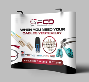 Trade Show Booth Design by Dzhafir for FiberCablesDirect.com | Design: #35262274