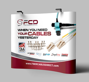 Trade Show Booth Design by Dzhafir for FiberCablesDirect.com | Design: #35262275