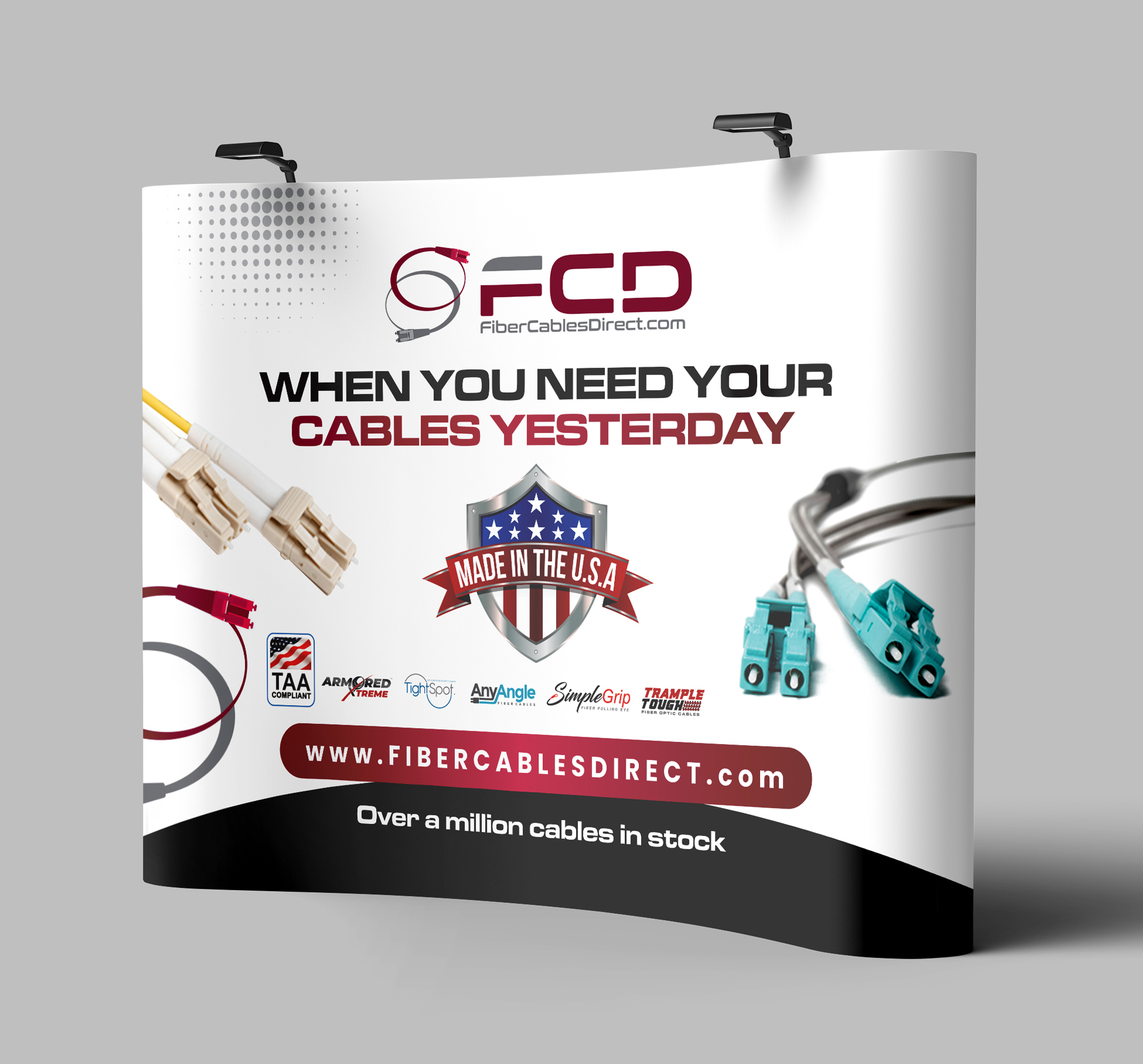 Design de Stand d'Exposition par Dzhafir pour FiberCablesDirect.com | Design #35278394