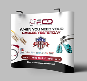 Trade Show Booth Design by Dzhafir for FiberCablesDirect.com | Design: #35278394