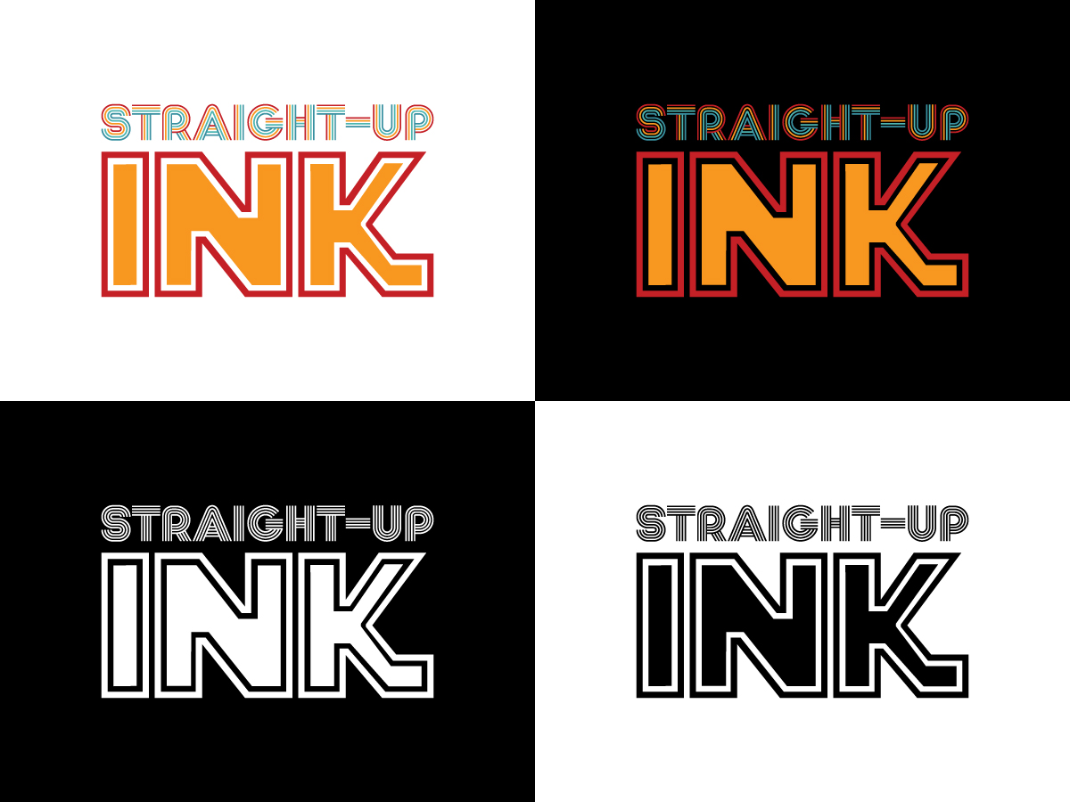Logo Design by 439 Creations for Straight-Up Ink | Design #35268586
