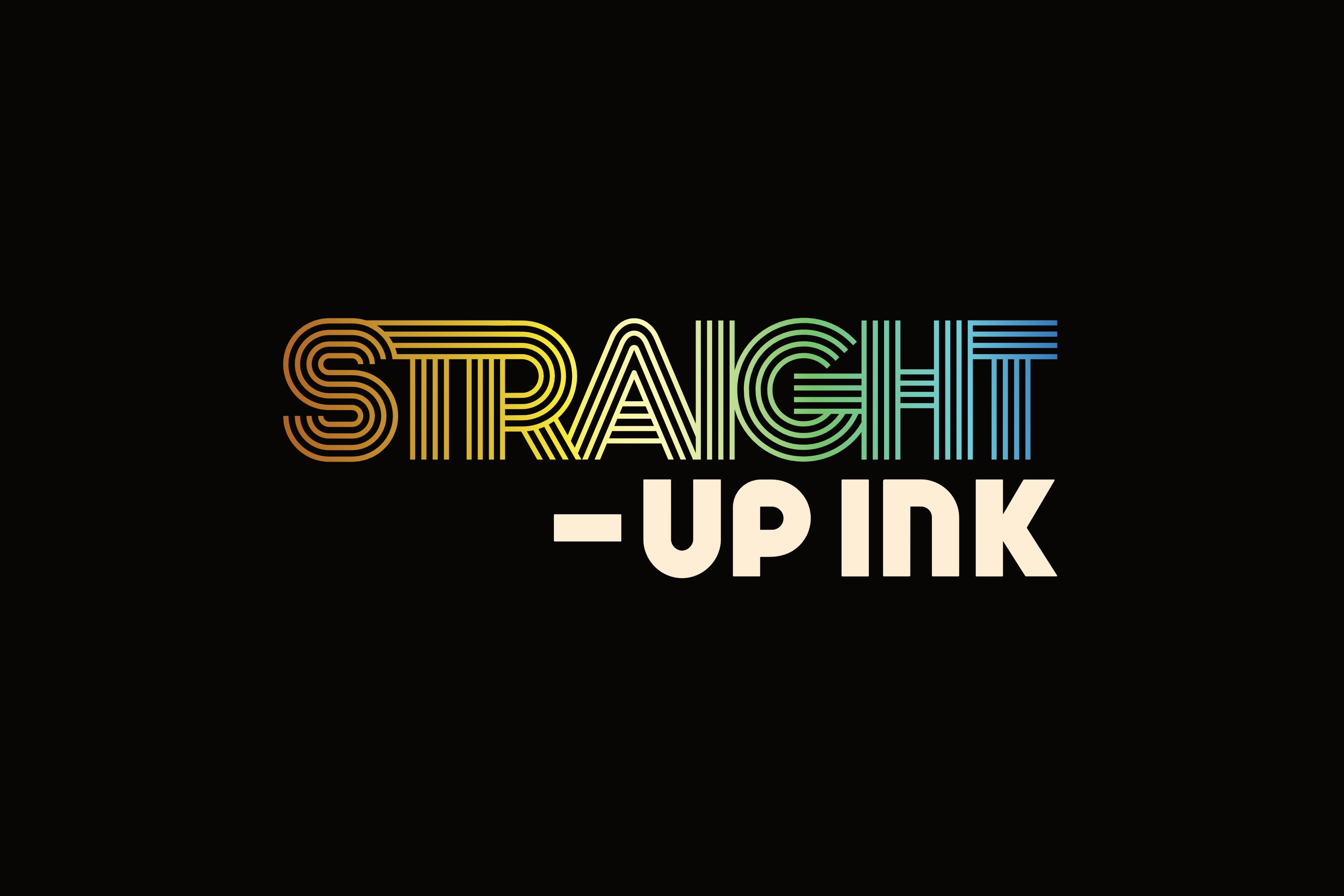 Logo Design by LUTNG. for Straight-Up Ink | Design #35287218