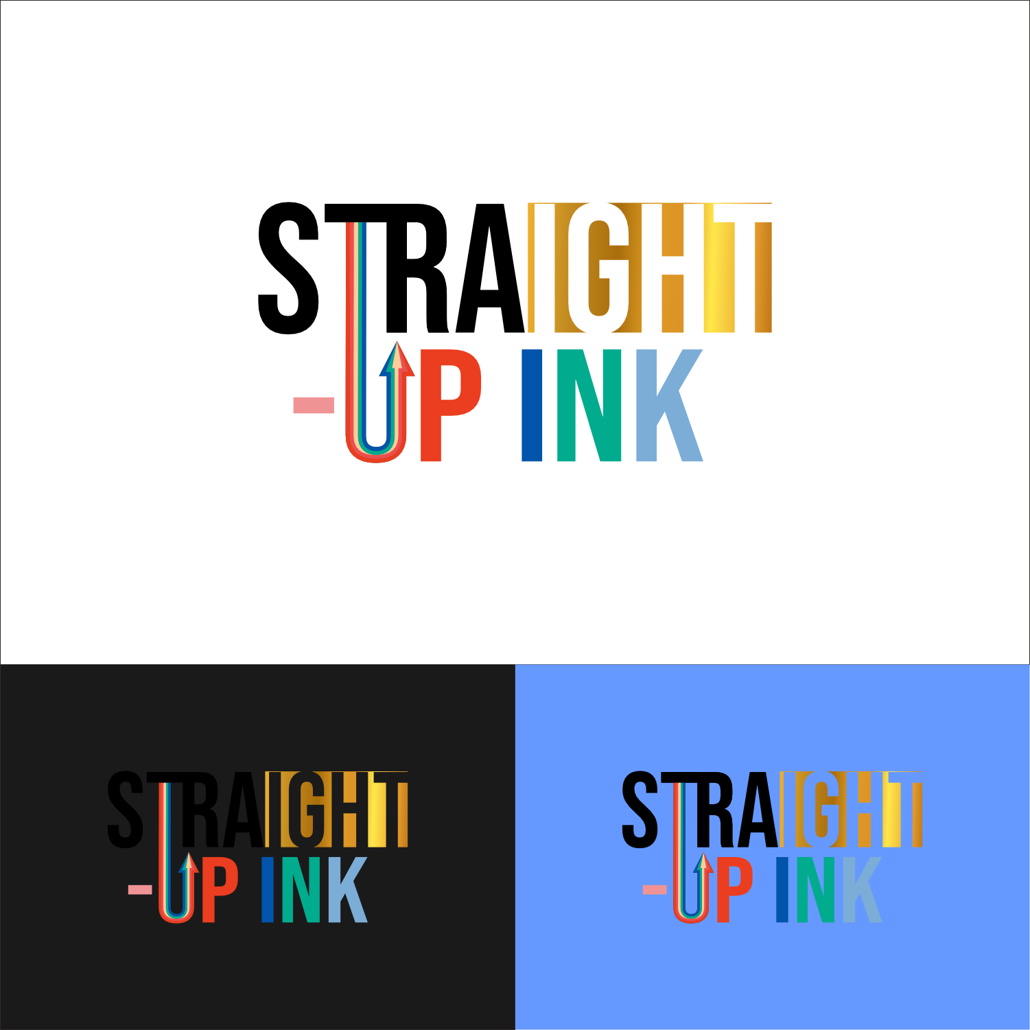 Logo Design by Arttosungging for Straight-Up Ink | Design #35261537