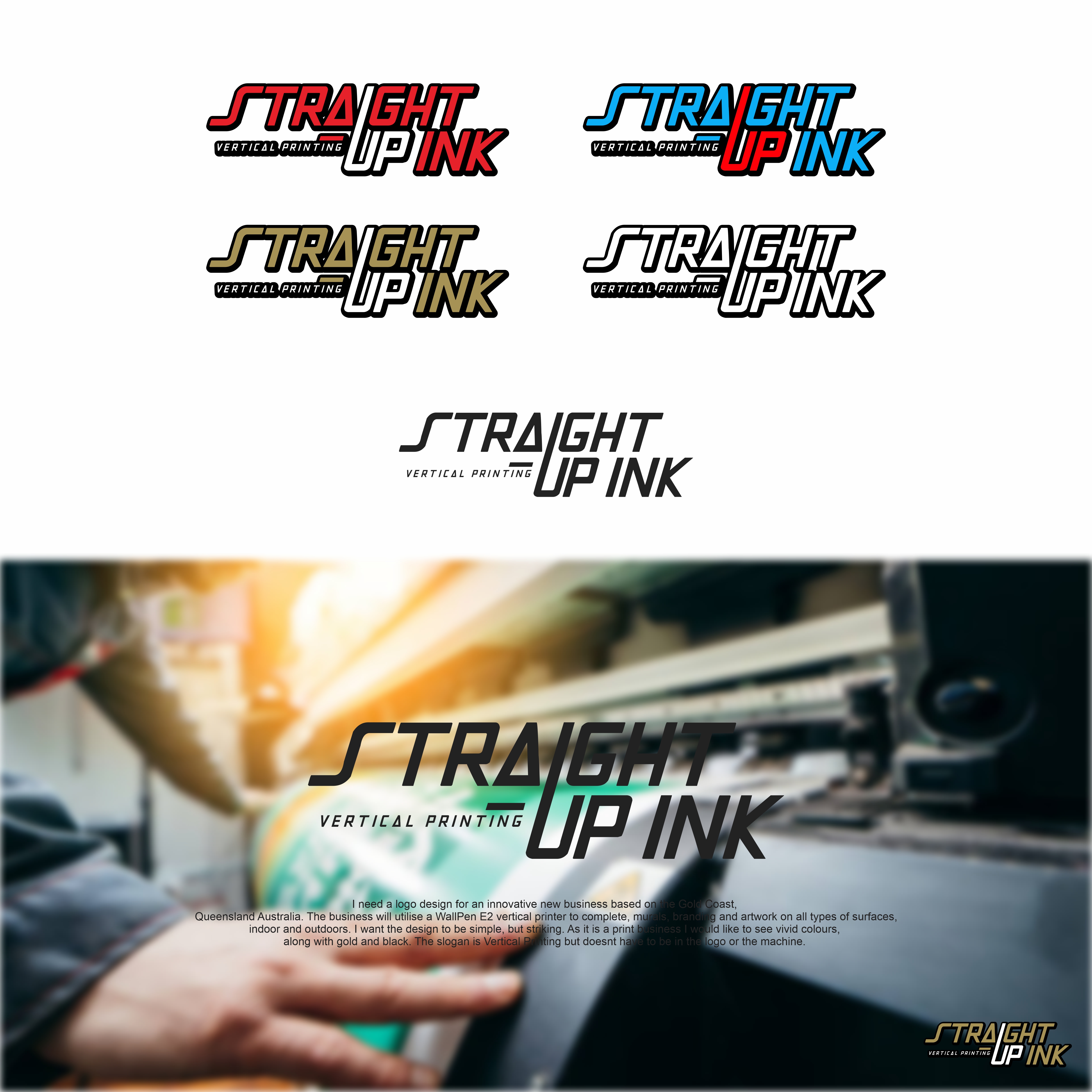 Design de Logo par enka94 pour Straight-Up Ink | Design #35283120