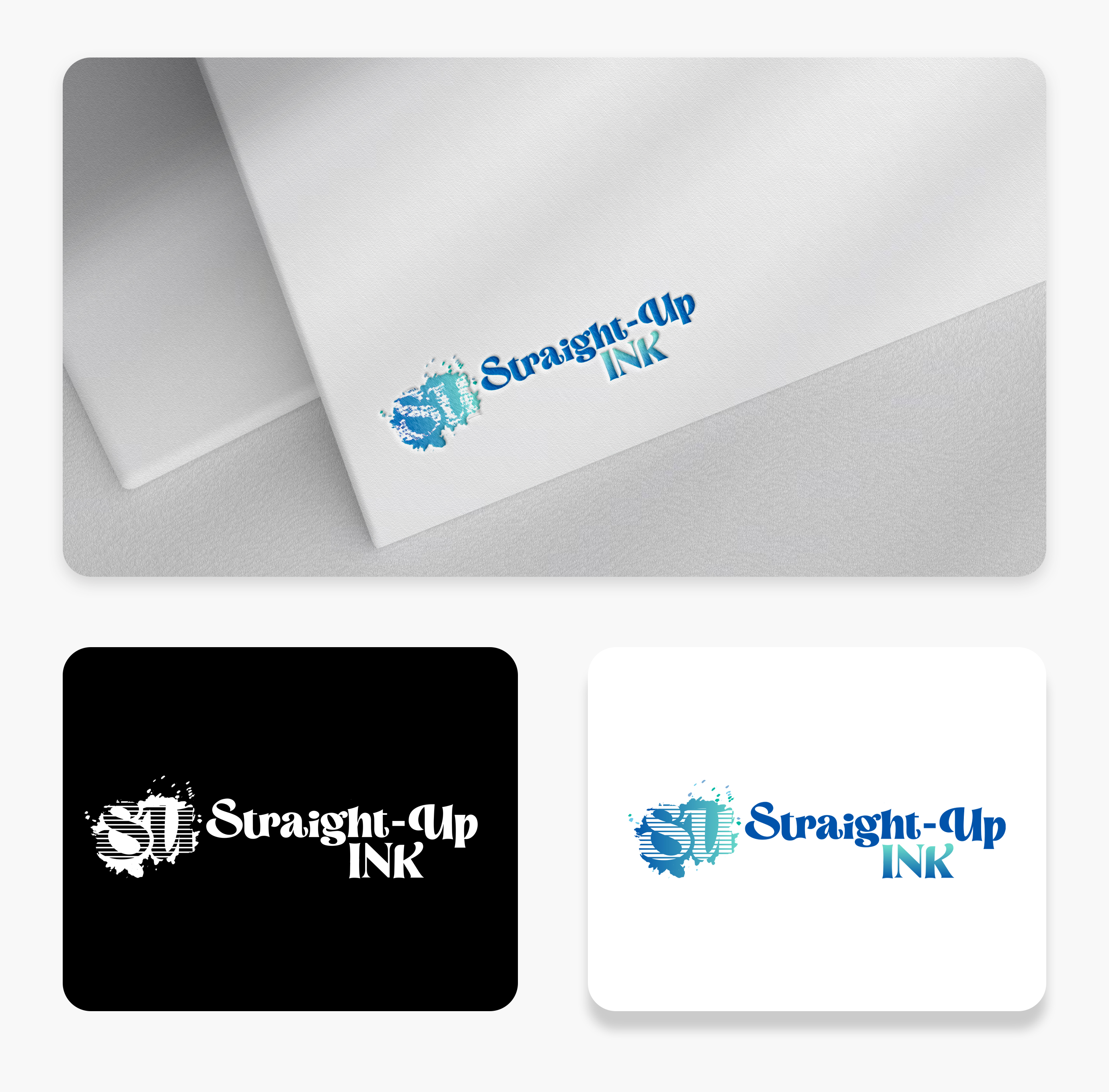 Logo Design by Interloop_Designs for Straight-Up Ink | Design #35262536